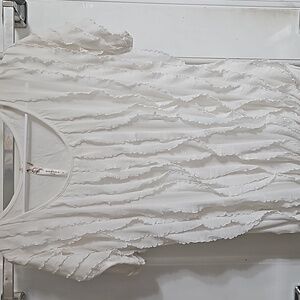 White dressy tee shirt